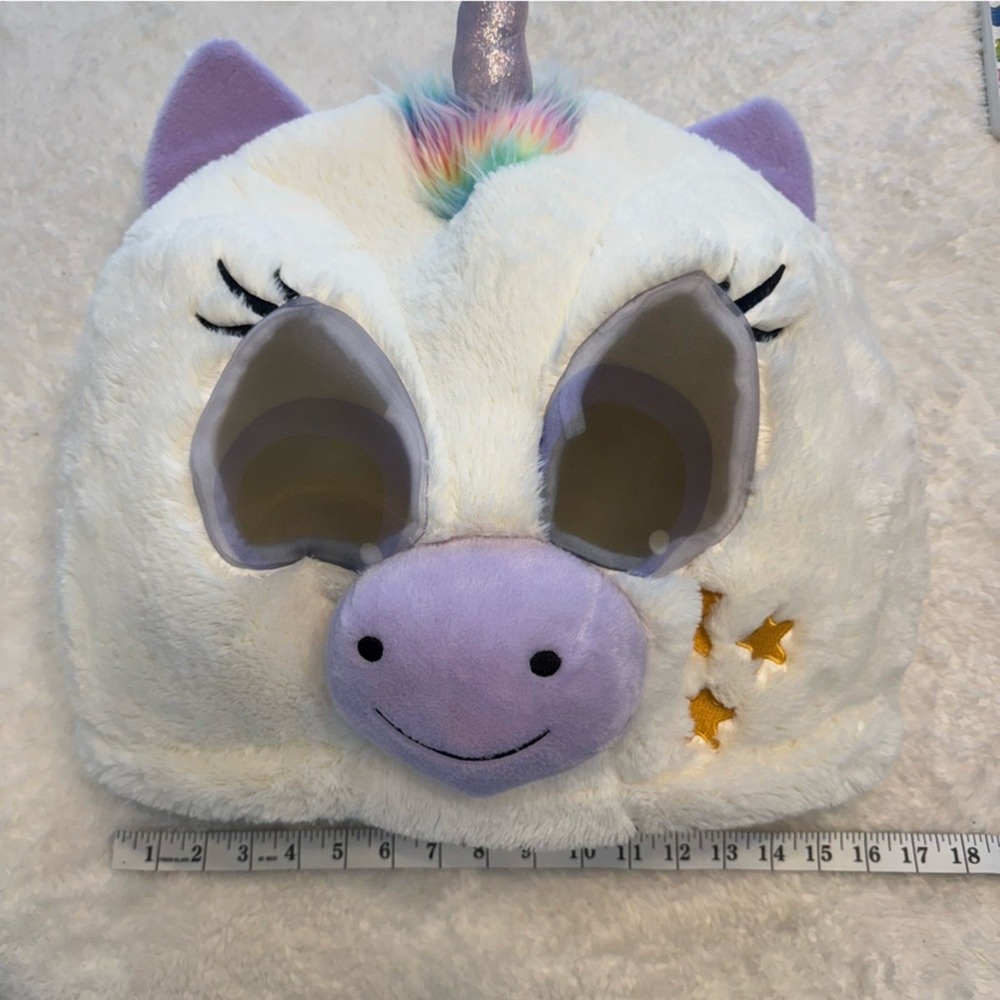Oversized Cartoon Unicorn Head Mask Unisex Halloween Mask‎ Costume - Picture 8 of 8